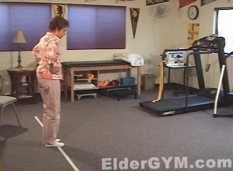Lunges (Click to see video demonstration) 27 Stand with