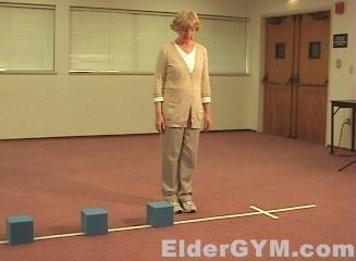 67 Stepping: Side Stepping Around objects (Click for video) Begin with two or more soft