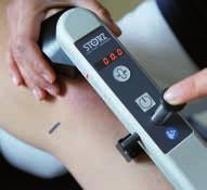 5 mm) suggests that the patient relaxed his/her muscles better after the start of the test. To calibrate the KLT, press the calibration button and repeat the test. b. Positive value (> + 0.