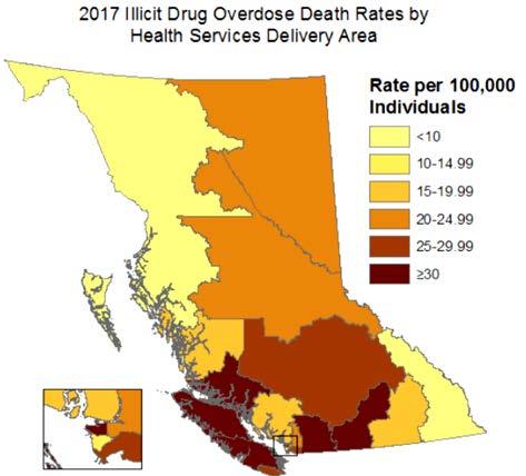 BACKGROUND Since BC s Public Health Emergency was declared in 2016, people across the province have mobilized to immediately respond to and prevent overdoses and overdose deaths.