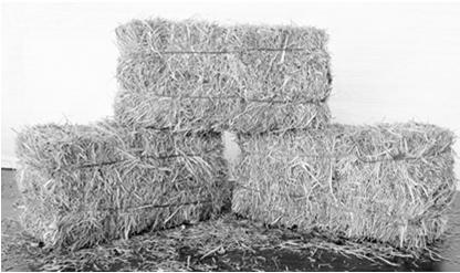 hay 54-65%- grass hay >66%- very mature grass hay What is one