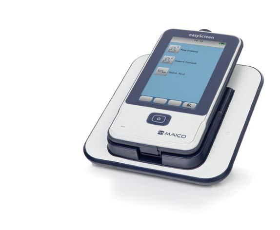 NEW ABR and OAE Screener 5 AABR Test Systems easyscreen Our new combined ABR + OAE newborn hearing screener: Fast and easy ABR + OAE hearing screening