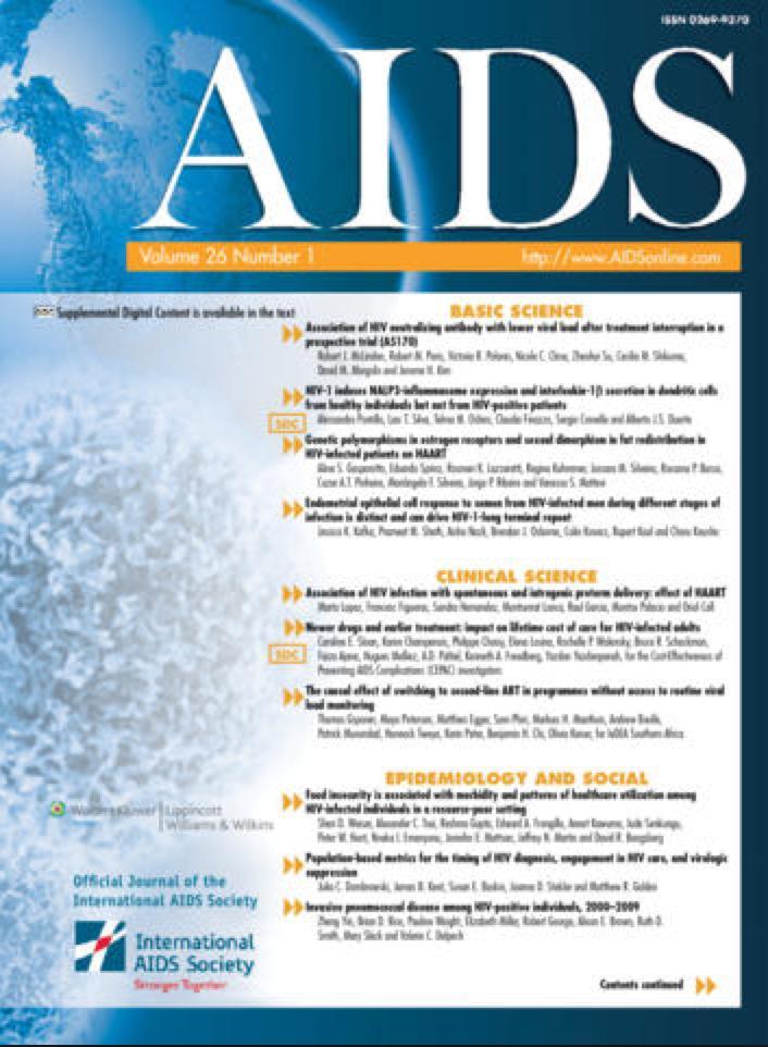 Testosterone replacement therapy among HIV-infected men in the CFAR Network of Integrated Clinical Systems (CNICS). AIDS. Accepted.