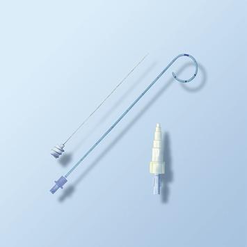 Ch/Fr 9 AH5509 J catheter, 2-lumen.