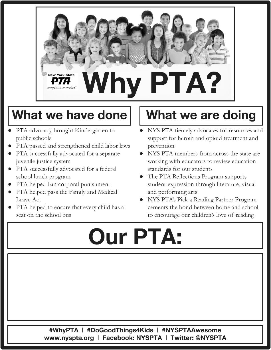 Did You Know? Why PTA?