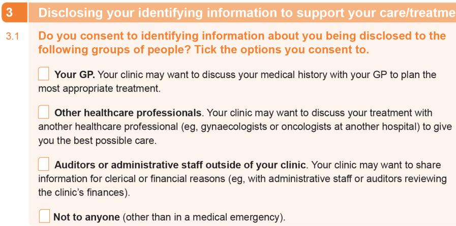 You have an obligation to ensure your patients information is kept confidential. Only authorised staff should have access to patient-identifying information.