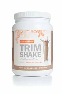 TrimShake WITH ESSENTRA TRIM A serving of TrimShake includes 250 mg of Essentra Trim, a patented ingredient that has been clinically demonstrated to help control stress-induced appetite, overeating,