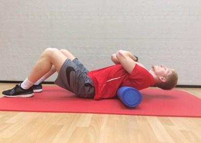 Mid-Back Mobiliser An effective exercise for anywhere from between the shoulder blades to the lower back.