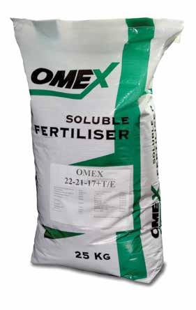 06 How to use Omex Soluble Fertilisers The most common way of using Omex Soluble Fertilisers is the dilution of made up stock solutions.