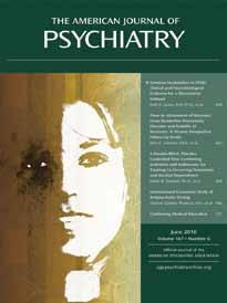 No other journal had more! The American Journal of Psychiatry (AJP) is again the #1 journal in psychiatry in terms of immediacy according to Thomson Scientifi c s Immediacy Index.
