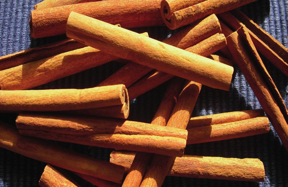 Energetics: Taste Potency Post Digestive TWAK = Cinnamon Cinnamomum Zeylanicum (Lauraceae) V"PK Sweet, Pungent, Astringent Heating Sweet Habitat and Cultivation: Native to Sri Lanka and India.