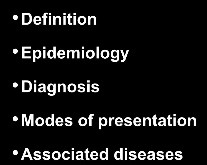 Diagnosis Modes of
