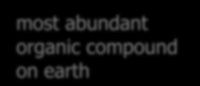 most abundant organic compound on earth predominant
