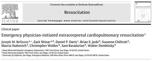42 patients in cardiac arrest 18 patients met protocol criteria of ECPR 8 resuscitated on ECMO/ECPR 5 discharged neurologically intact (61%) Similar
