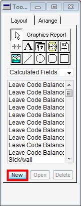 2. The Calculated Fields Definitin windw will pen; enter Leave Cde Balance 11 as the Name. 3.