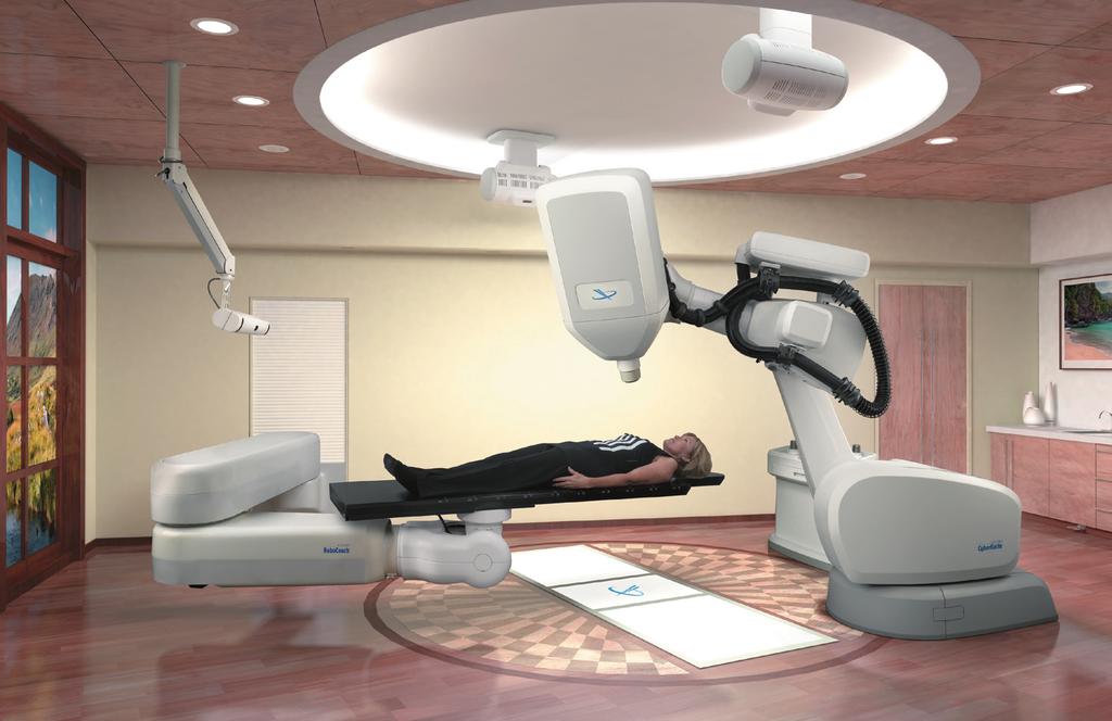 CYBERKNIFE SYSTEM HIGHLIGHTS Continual image guidance Without the need for staff intervention or treatment interruption, the CyberKnife s revolutionary image guidance technology continuously works in