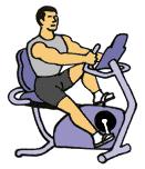Exercise Bike Start out with 10 minutes of stationary bike 3x a week