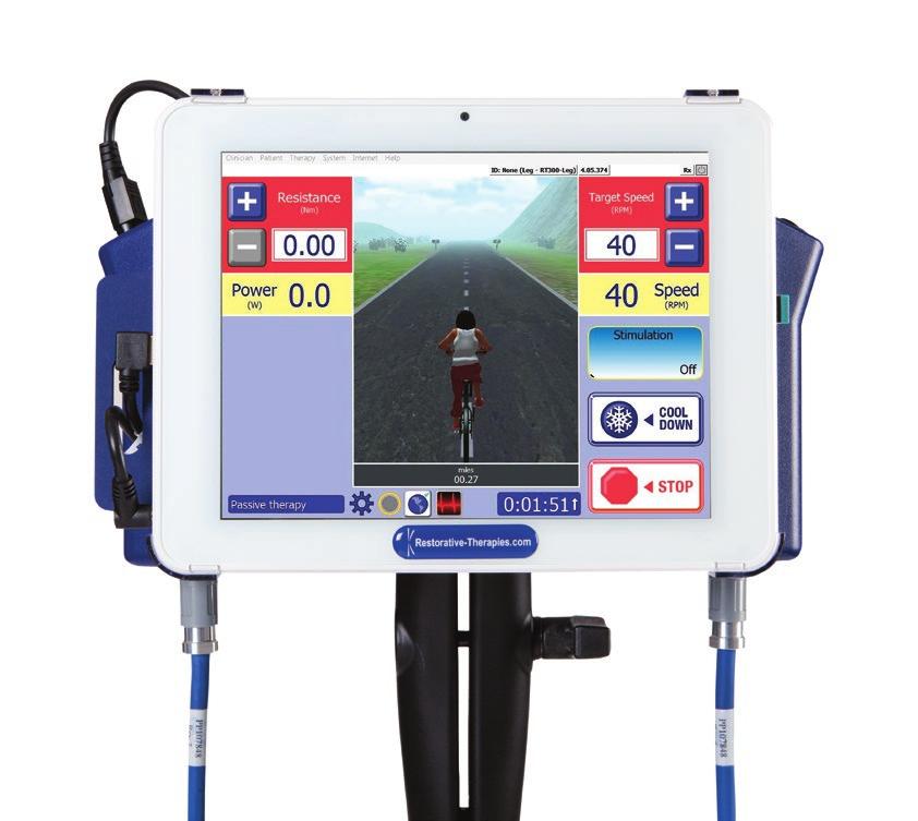 is the smart therapy control system that is built into all our FES powered systems. is the only system that fully integrates the operation of the ergometer motor with the electrical stimulation.