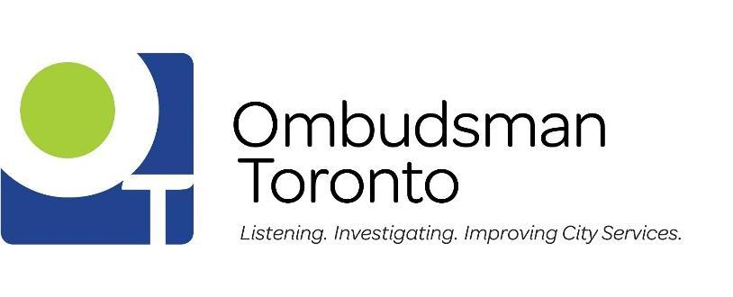 Ombudsman Toronto Enquiry Report Cold Weather Drop-In Services City of Toronto 2016-17 Winter Season May 12, 2017 Introduction 1.