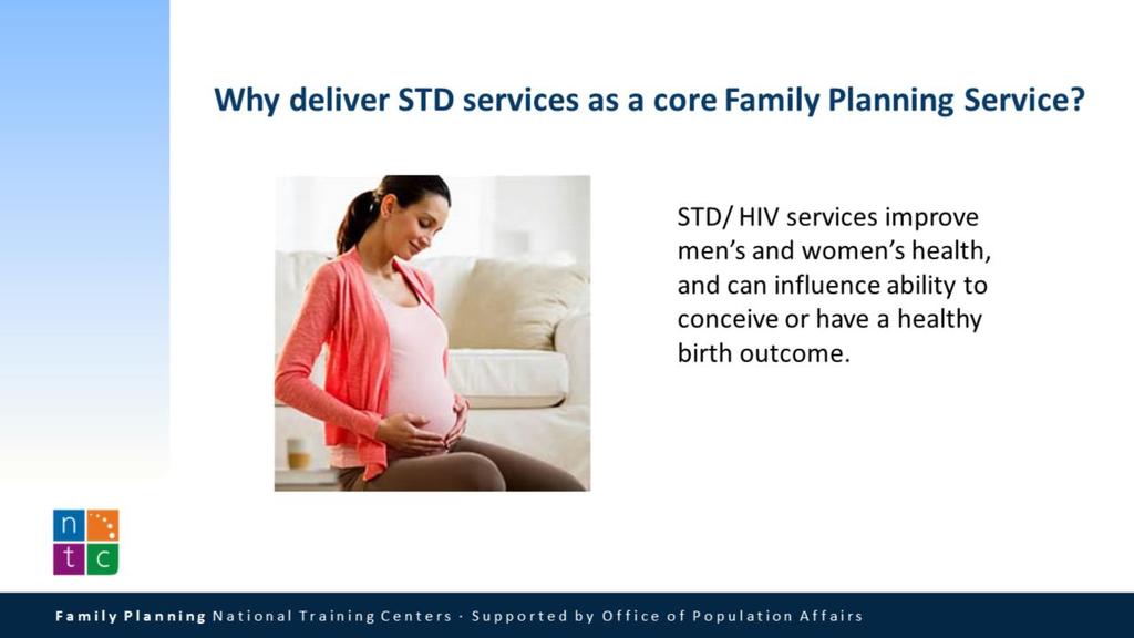 Why should we offer STD services?