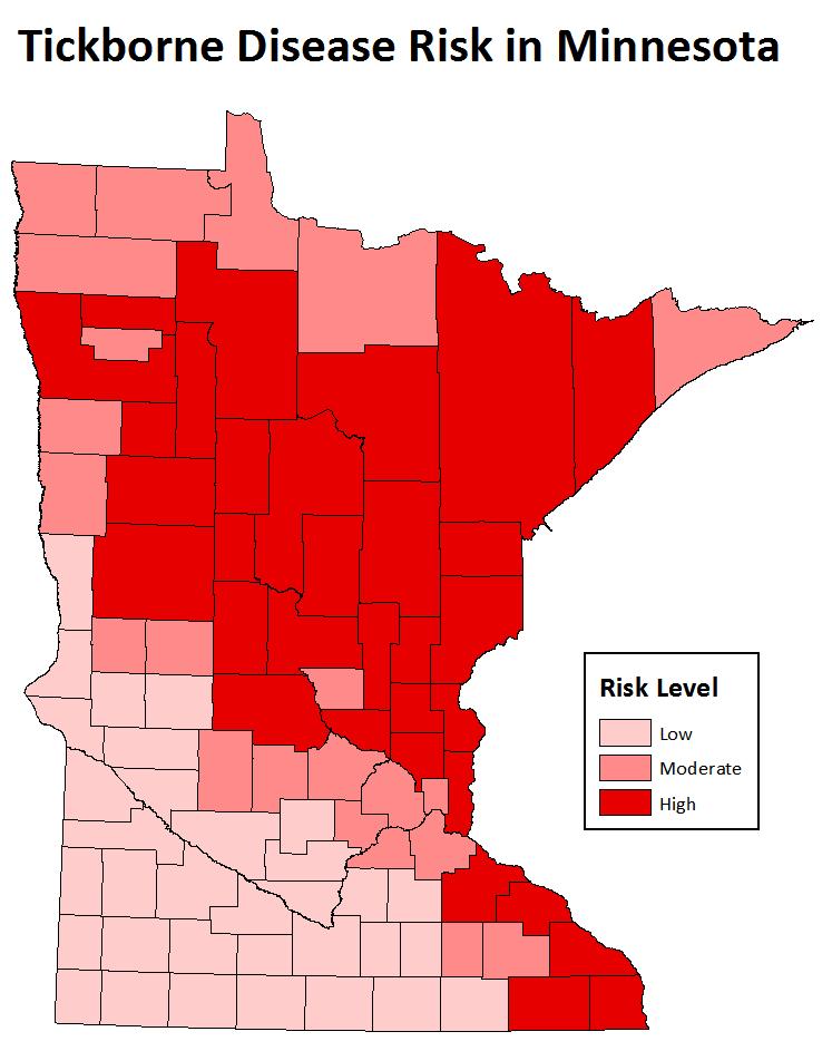 Tickborne Disease Risk in Minnesota