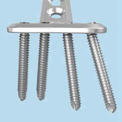 The nominal angles of the VA locking screws are identical to the fixed-angle 2.