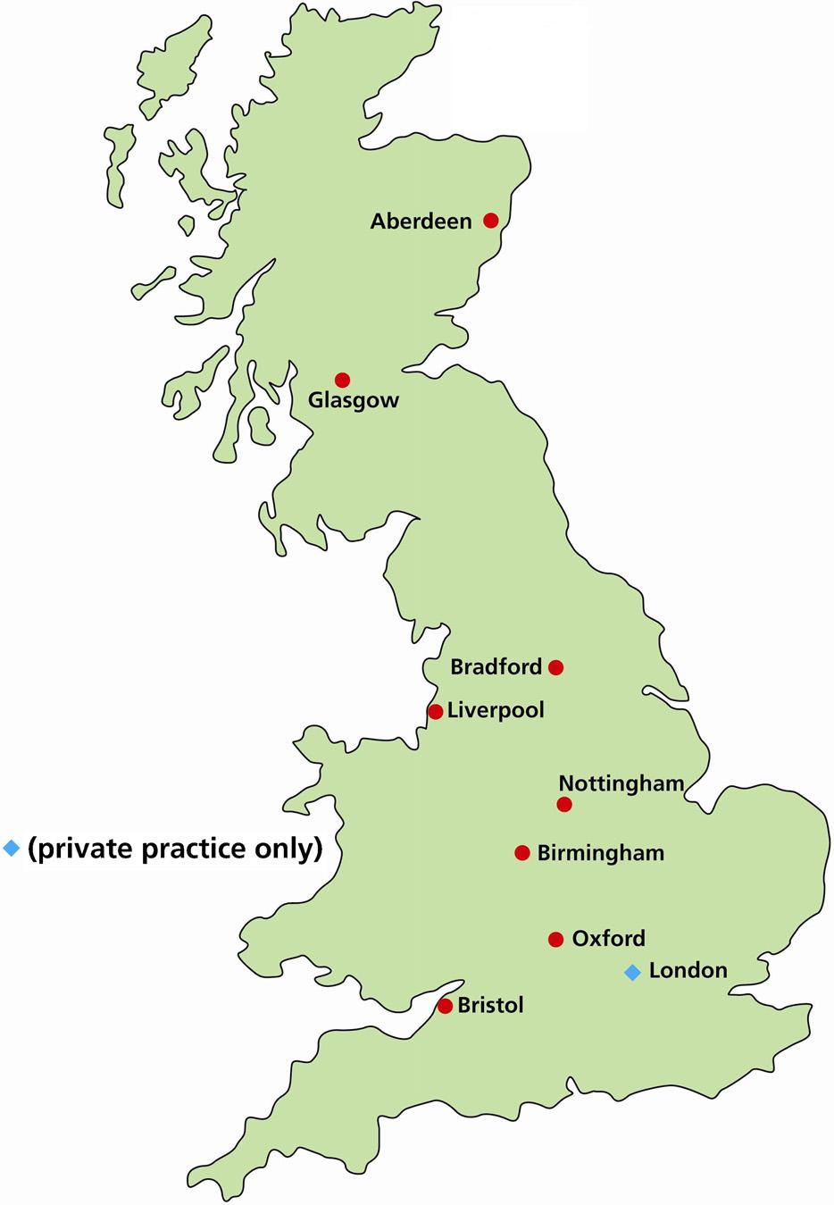 B. Speculand / British Journal of Oral and Maxillofacial Surgery 47 (2009) 37 41 39 Fig. 2. Distribution of centres offering reconstruction of the temporomandibular joint in the UK in 2007.