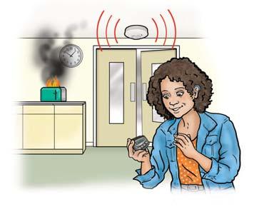 Fire Alarm Pagers A vibrating pager, linked into your existing fire alarm, makes sure