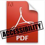 Accessible PDFs If the word document is created with accessibility in mind then the PDF file will be