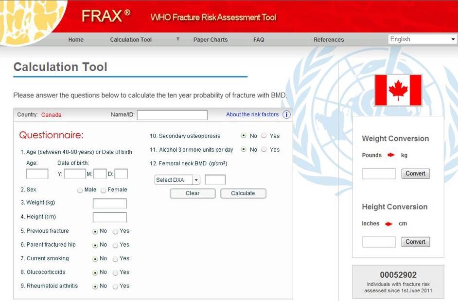 ca/multimedia/fracturerisktool/index.html#/home 2. FRAX tool available at: http://www.shef.ac.uk/frax/tool.