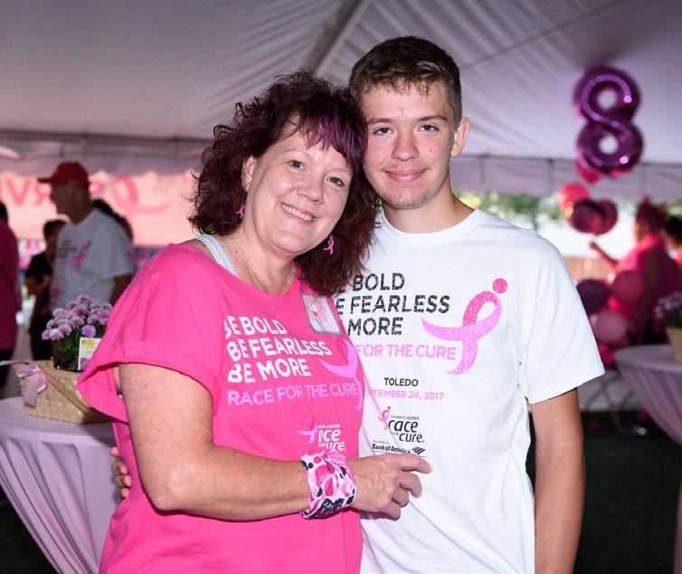 packet includes: Susan G. Komen Northwest Ohio Race T-shirt, Race Day program, and Race bib. Survivors will receive a pink survivor shirt. Timing Chips are available for an additional cost of $2.00.