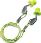 002 Design with reusable pin with reusable pin replacement earplugs Standard EN 352-2 EN 352-2 additional requirement: W additional requirement: W SNR 26 db 26 db Colour lime lime lime Size M M M