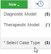 If the Select Case Type option is available, choose it from the menu to go to the Patient Profile page.