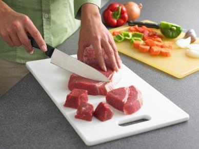 CHOOSING & COOKING LEAN MEATS How to choose your meats: Choose select' cuts of meat to limit marbling Choose meats with loin or