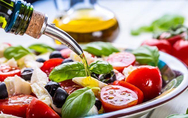 MEDITERRANEAN DIET Mediterranean Diet Basics Take time to enjoy food in the company of others. Drink plenty of water. Get plenty of exercise. Focus on in-season, plant-based foods.
