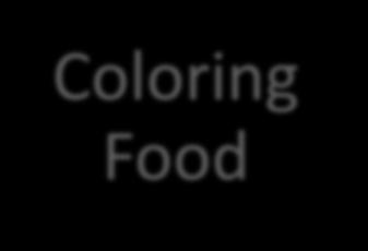 name of the flavoring Coloring Food