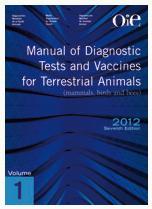 Manual of Diagnostic Tests and Vaccines for Terrestrial Animals International prescribed tests OIE Reference