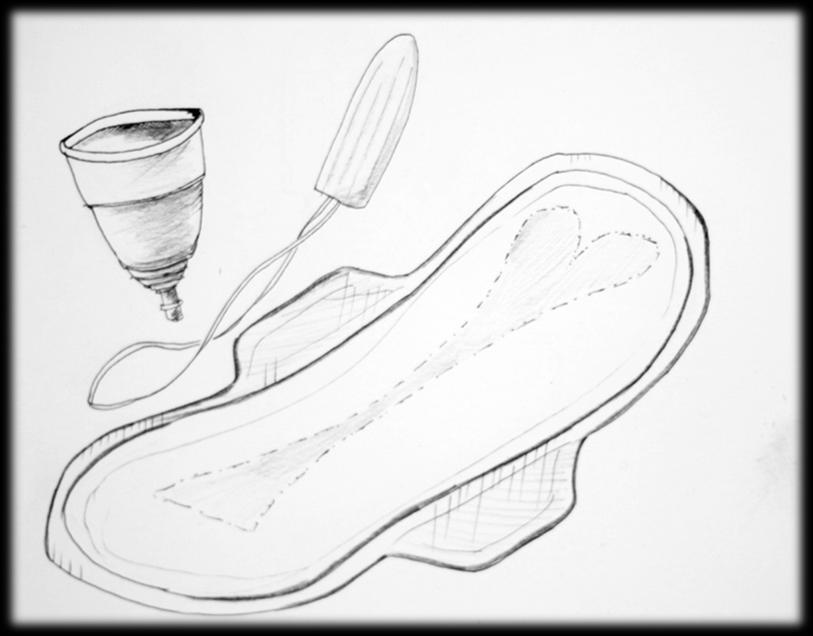 MENSTRUAL CUP TAMPON There are different products to use during the menstruation, for example pads, tampons or menstrual cups.