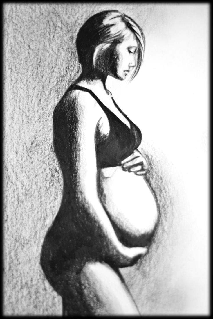 PREGNANCY A full-time pregnancy lasts for 40 weeks. The first day of the last menstruation starts the counting of the weeks. Usually a pregnancy is noticed by a missed menstruation.