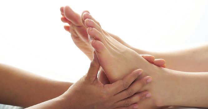 17 Basic Reflexology Reflexology is an alternative medicine involving the application of simple pressure through the fingers to the reflex points in and around the feet, which in turn will affect