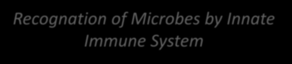 Recognation of Microbes