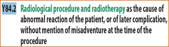 Secondary code is adverse effect for chemotherapy Secondary code is complication for radiation