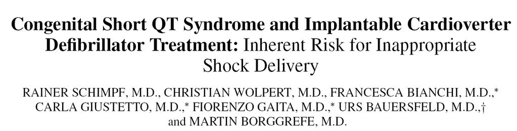 3/5 consecutive pts 60% implanted in primary prevention had inappropriate shocks for T wave