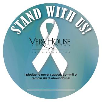 WRC Materials Wristbands - $1 Show your support of the White Ribbon Campaign with our wristbands debossed with #IWill #StandWithVeraHouse Did you know?