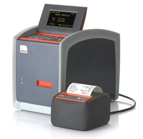 The Pima CD4 Test Printing Results Results are stored on the analyser and