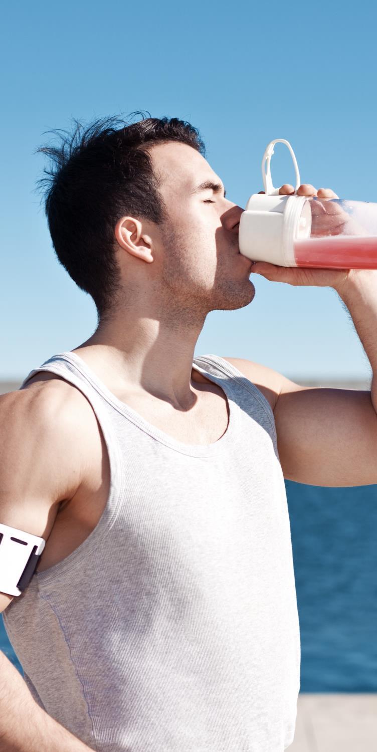 Protein during exercise Protein ingestion during exercise thought to improve performance by: 1.