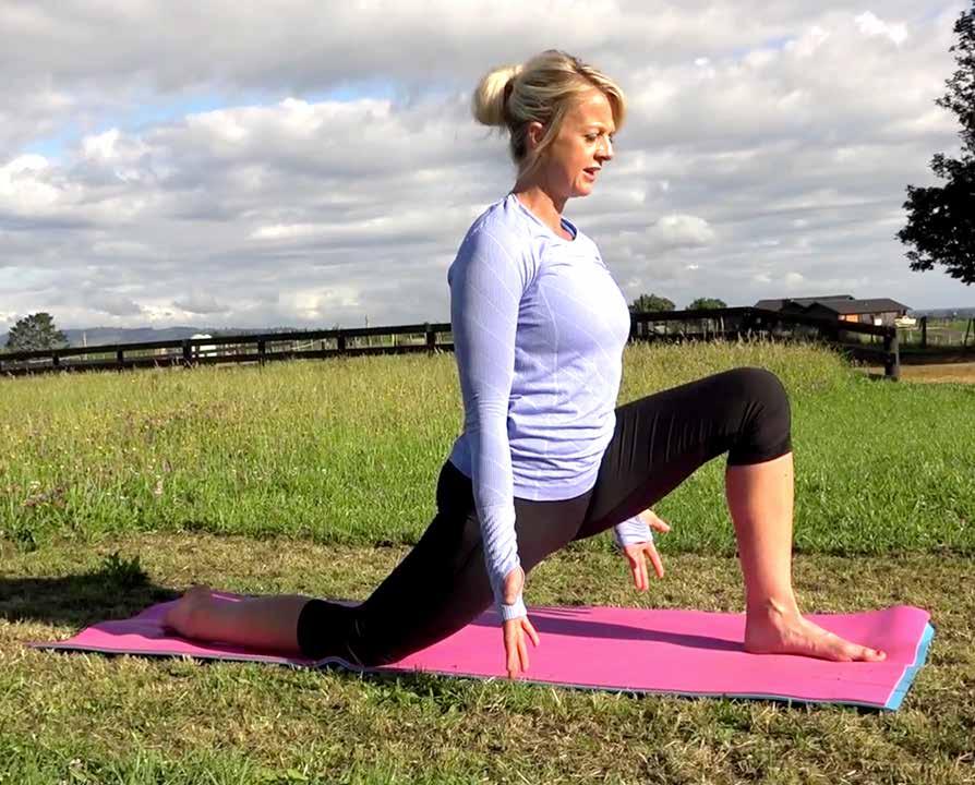 Move more! FITNESS&MOVEMENT Include yoga and mobility into your week. Fitness is not just about sweating it out. The truth is horse riding is a great form of exercise.
