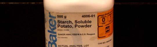 Starch Polymeric glucose (C 6 H