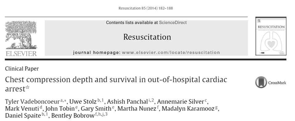 Conclusions: Deeper compressions were associated with increased survival and functional outcomes