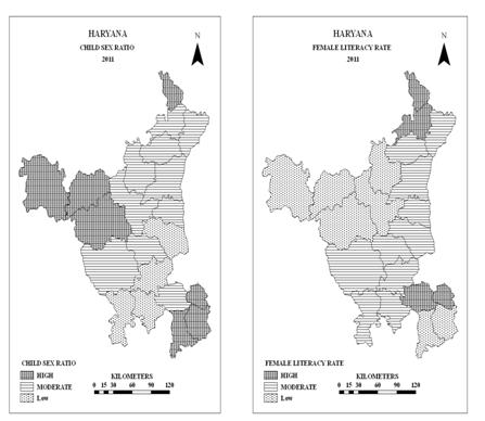 Sr. No Table.1: Spatial Pattern of child sex ratio (2011) in Haryana District Child Sex Ratio 2011 Sr.
